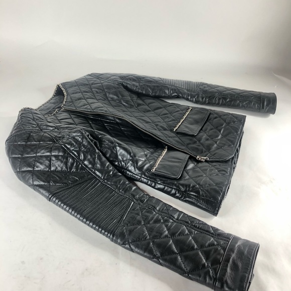 Skin-Hub Women’s Size Small Vegan Leather Jacket - Picture 13 of 14